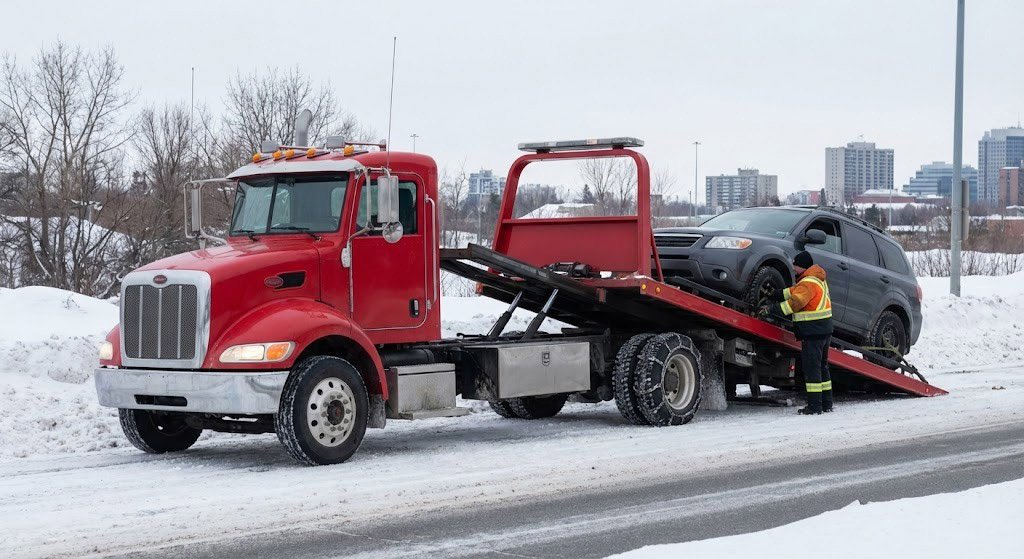 How to Safely Tow a Vehicle in Edmonton Winter
