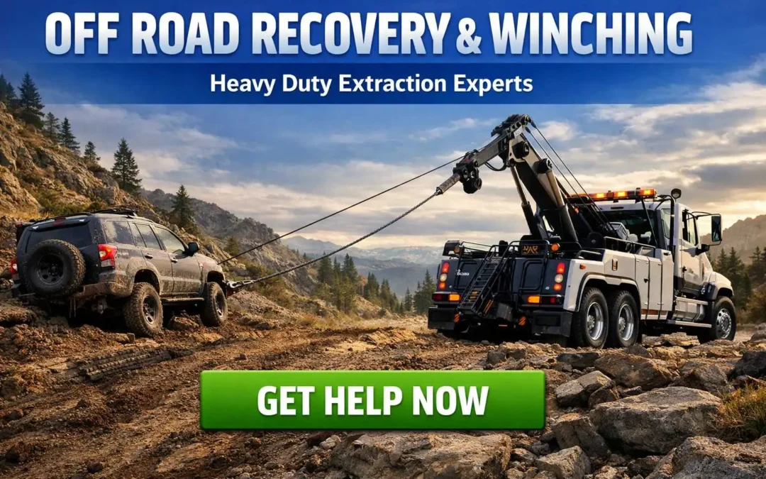 Car Stuck in a Ditch? Edmonton Vehicle Winching & Recovery Guide